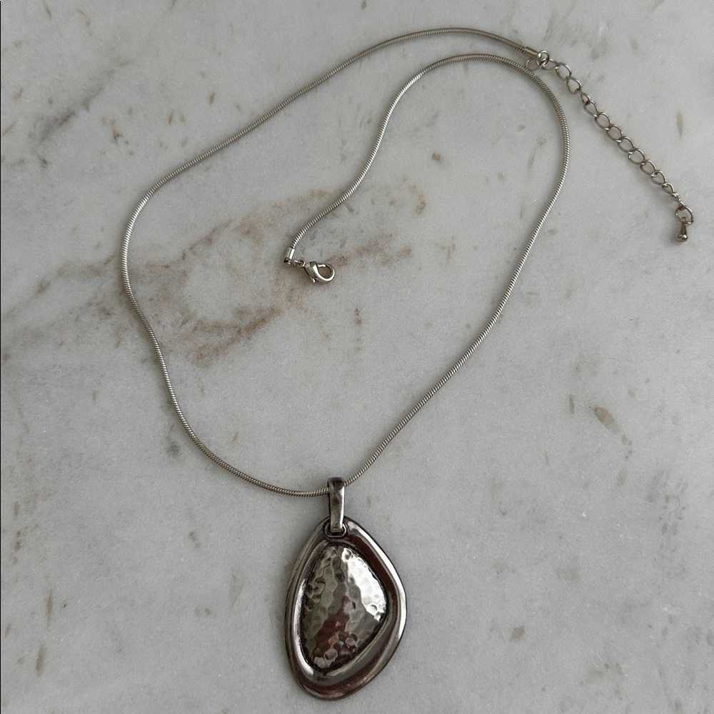 Silpada Pendant 925 Sterling and Snake Chain Silver
